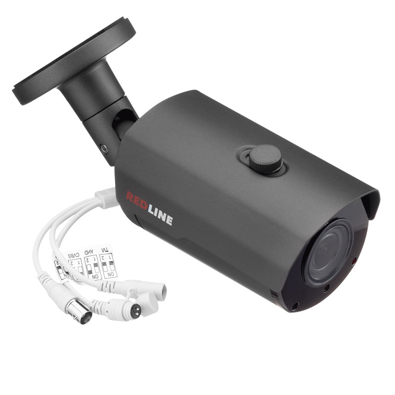 Варифокальная 1080p видеокамера в графитовом цвете RedLine RL-AHD1080P-MB-V.black