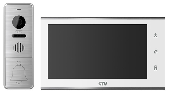 Кликните для увеличения изображения Комплект видеодомофона CTV-DP4705AHD