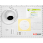 Вандалозащищенная 5 Мп IP-видеокамера c микрофоном и SD-картой RedLine RL-IP25P-S.eco