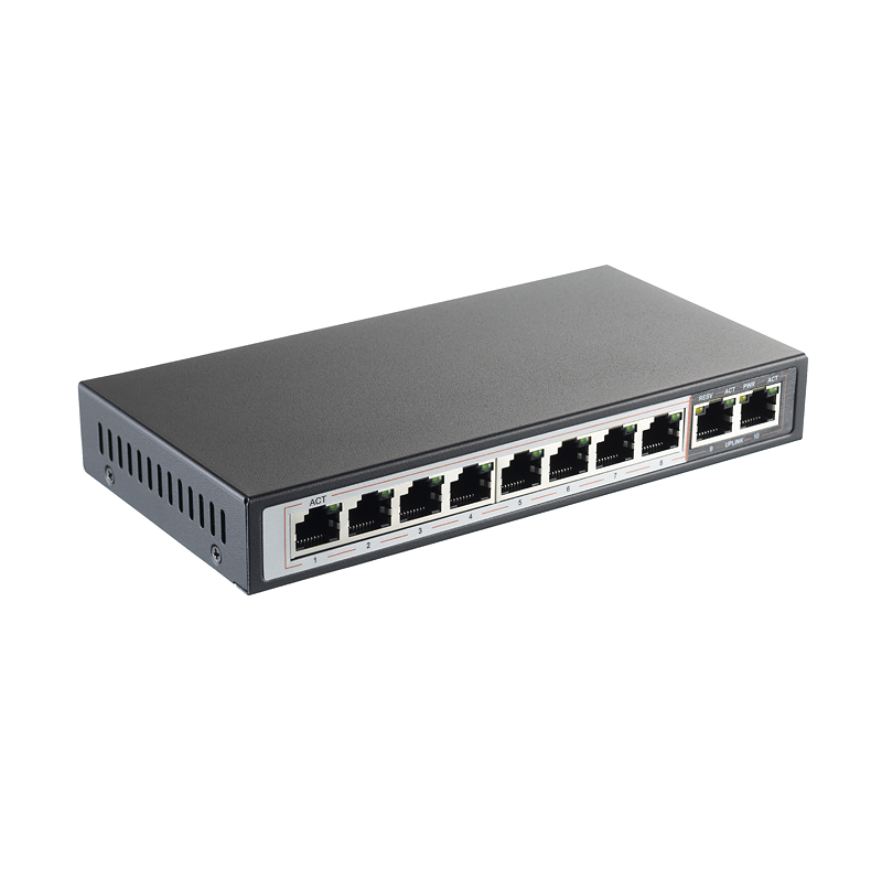 10-портовый POE коммутатор RL-SW8P2