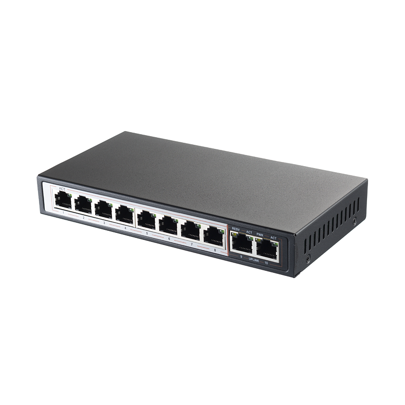 10-портовый POE коммутатор RL-SW8P2