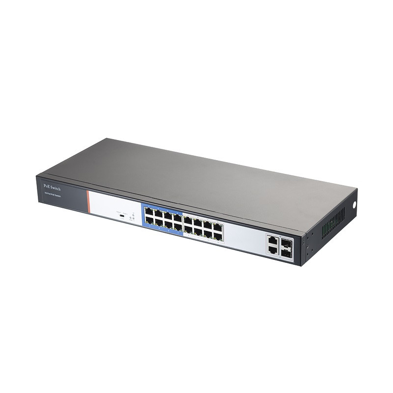 18-портовый POE коммутатор RL-SW16P2S2
