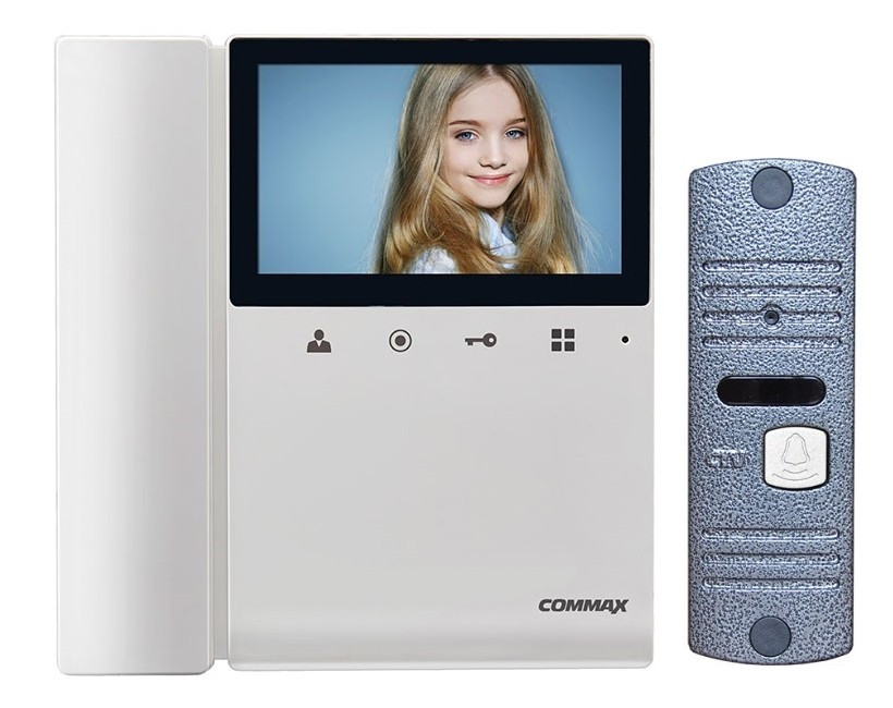 Кликните для увеличения изображения Комплект видеодомофона COMMAX CDV-43K2