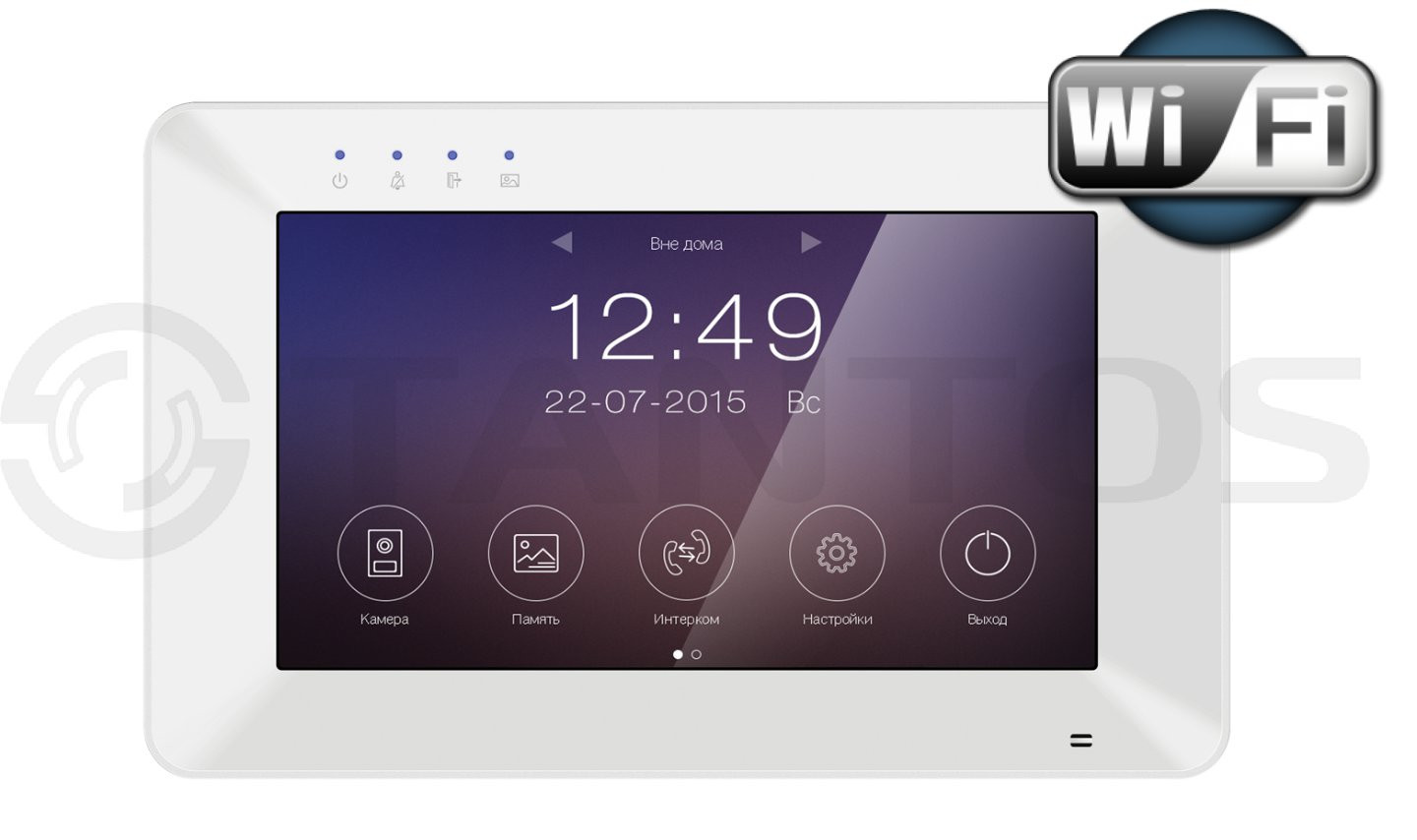 Видеодомофон TANTOS ROCKY HD WiFi
