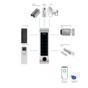 WIFI - контроллер/считыватель СКУД c клавиатурой и удаленным управлением-SE410KW