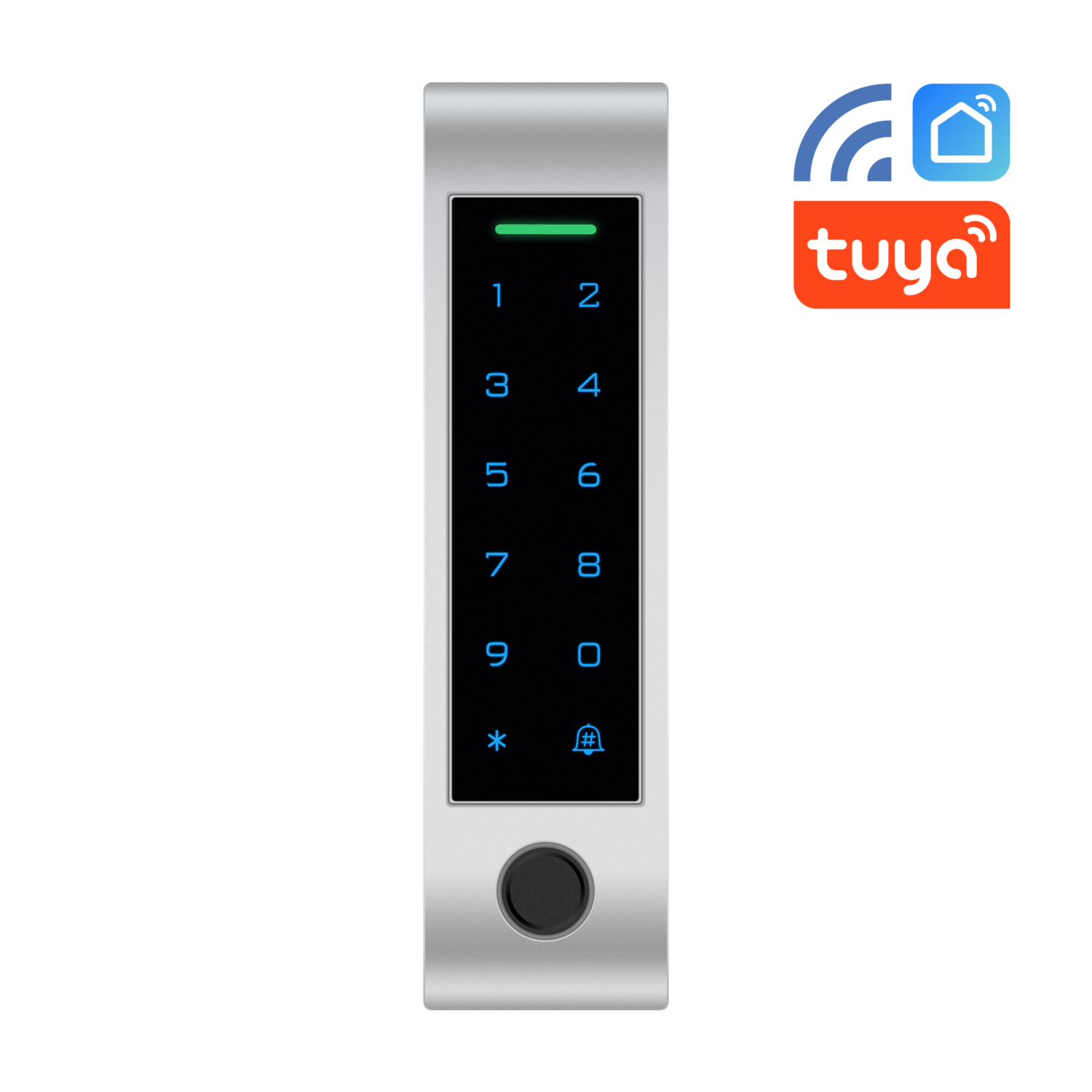 WIFI - биометрический контроллер/считыватель СКУД c клавиатурой и удаленным управлением-SFE410KW