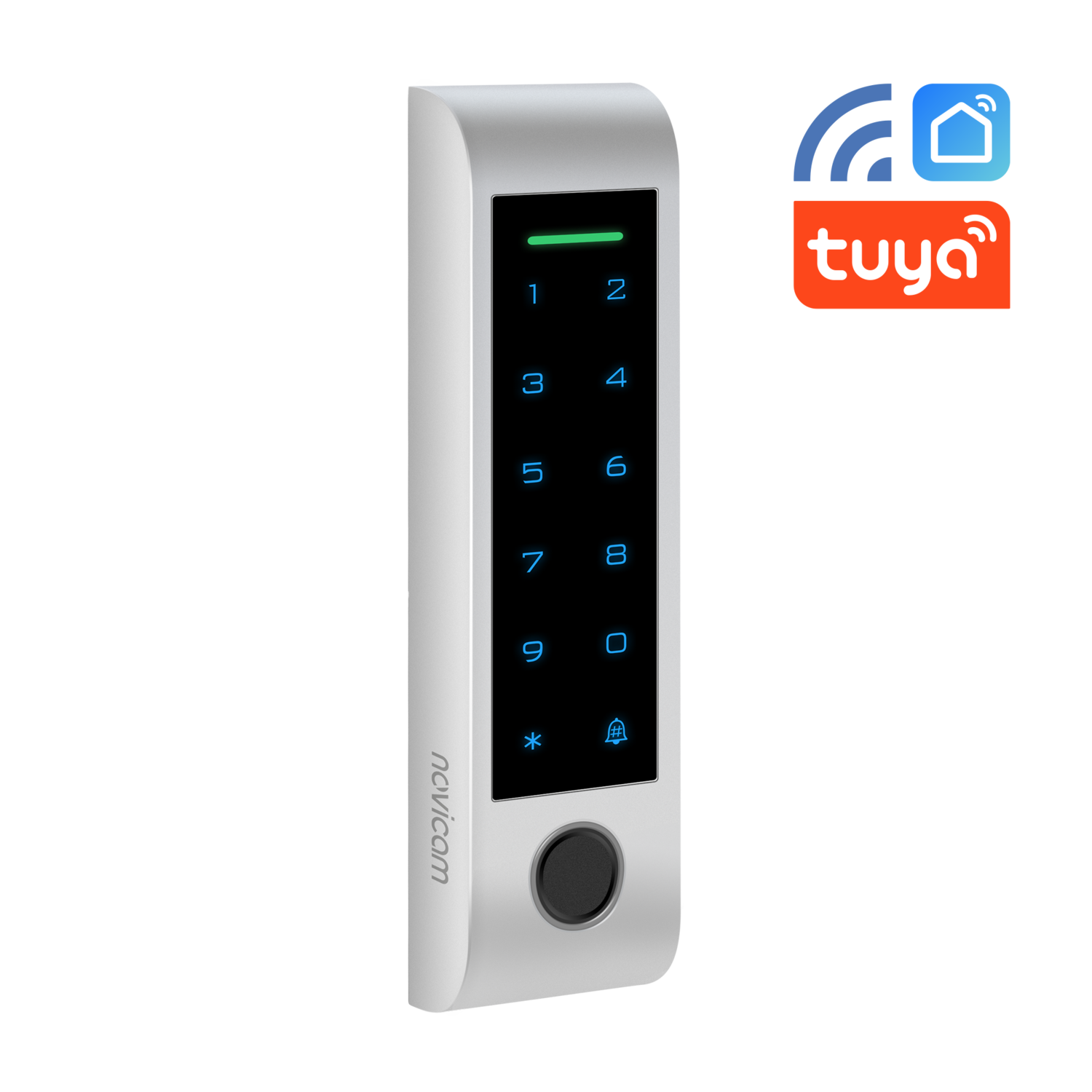 WIFI - биометрический контроллер/считыватель СКУД c клавиатурой и удаленным управлением-SFE410KW