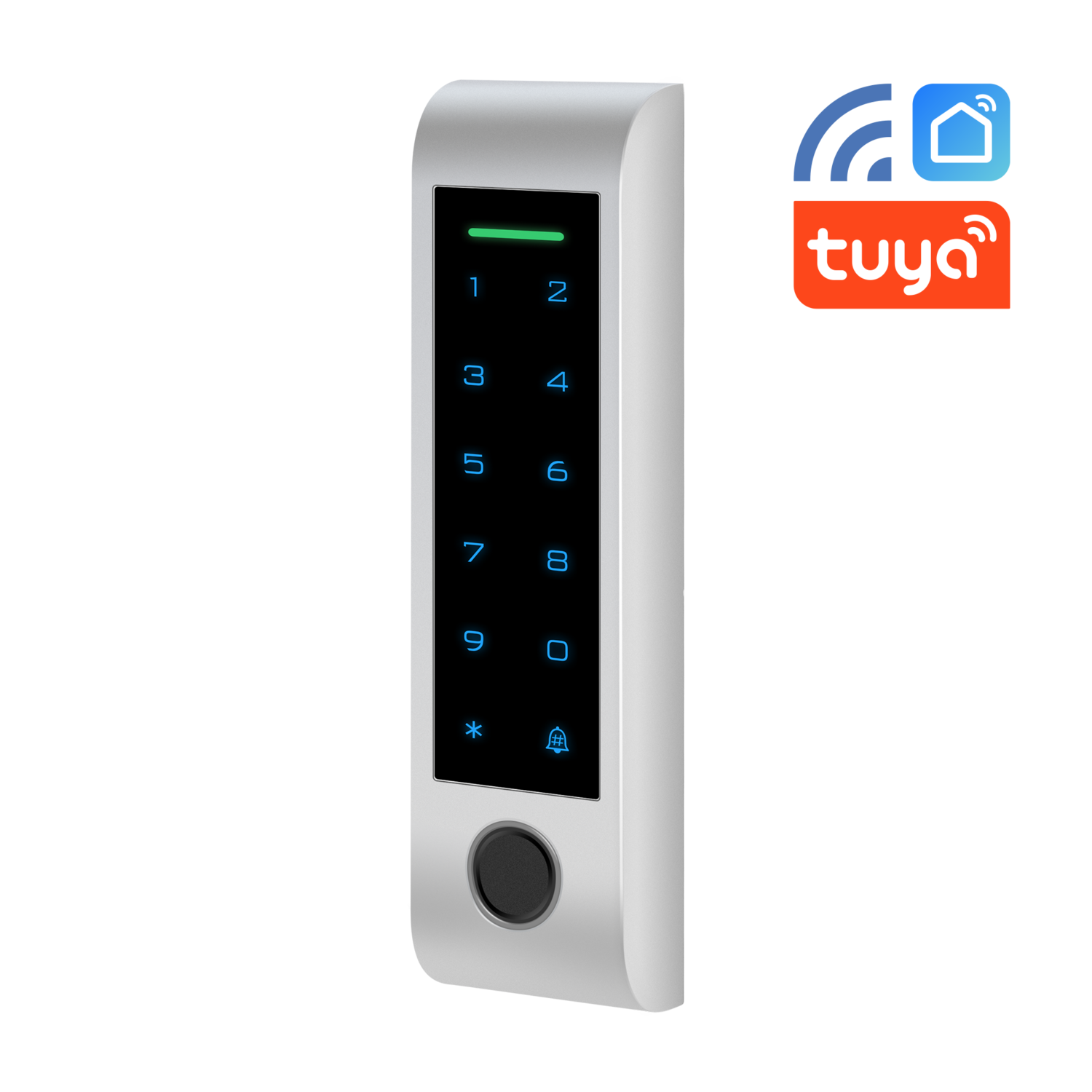 WIFI - биометрический контроллер/считыватель СКУД c клавиатурой и удаленным управлением-SFE410KW