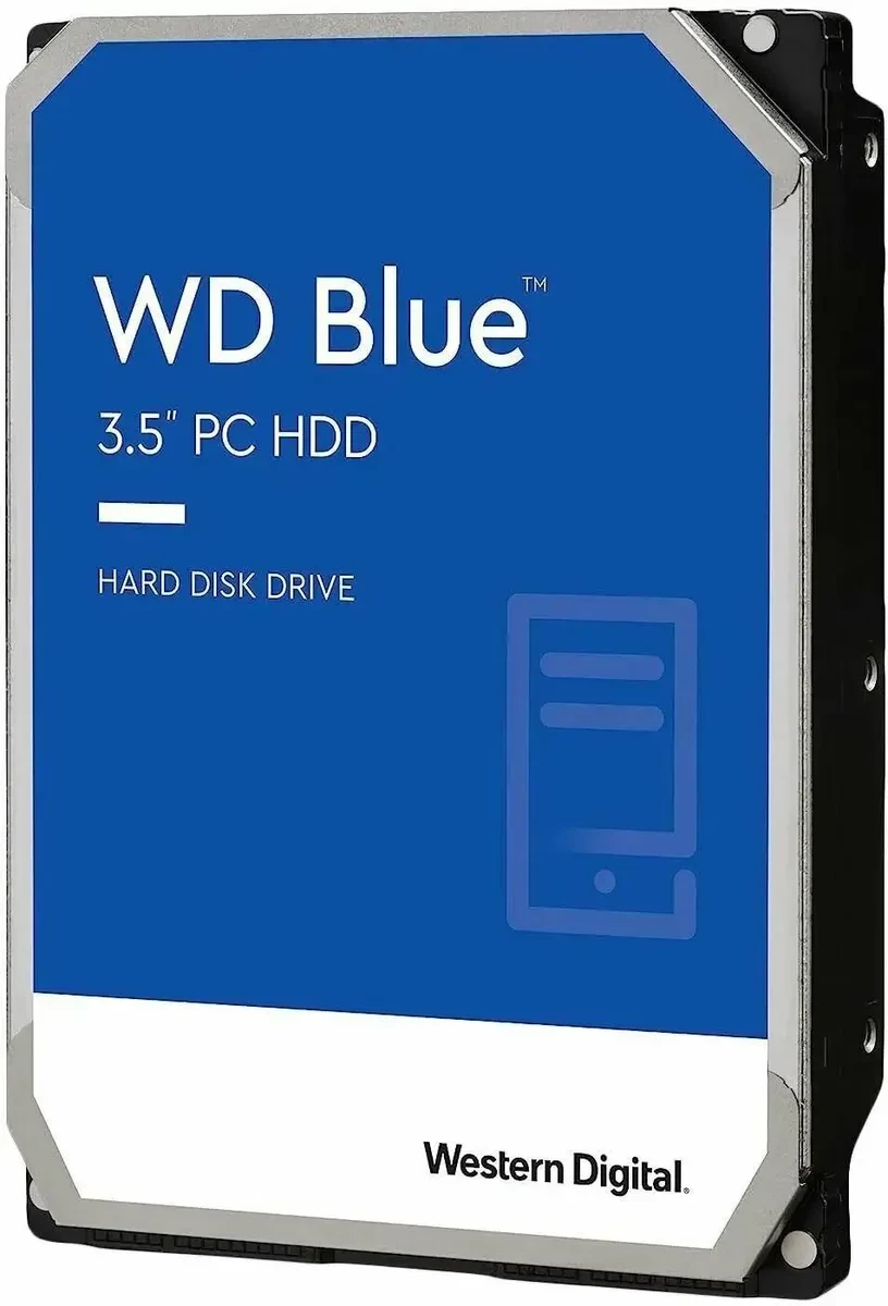 Жесткий диск WD Blue WD20EARZ, 2ТБ, HDD, SATA III, 3.5