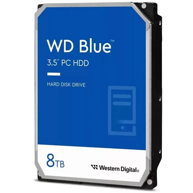 Жесткий диск WD Blue WD80EAAZ, 8ТБ, HDD, SATA III, 3.5